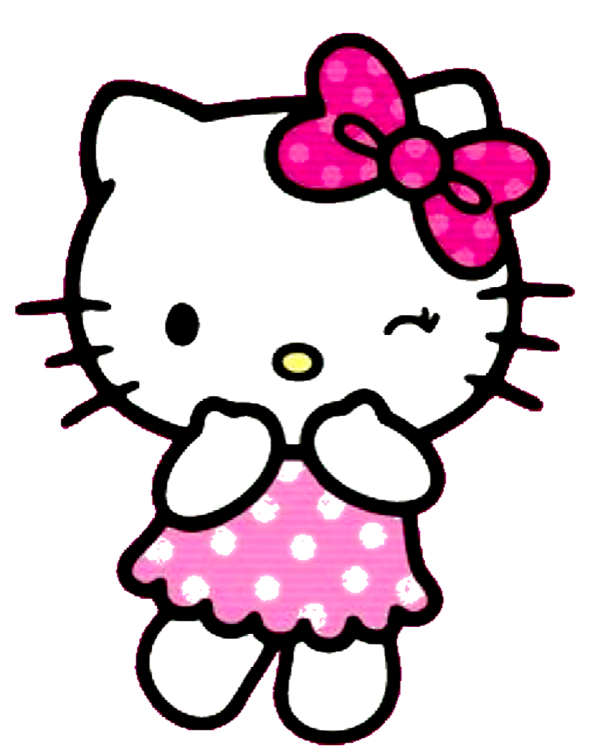 Hello Kitty Yellow Background