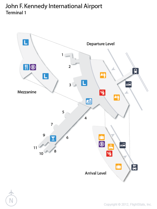 Exploring Jfk Terminal 1 Map: A Comprehensive Guide In 2023 - Map Of Europe