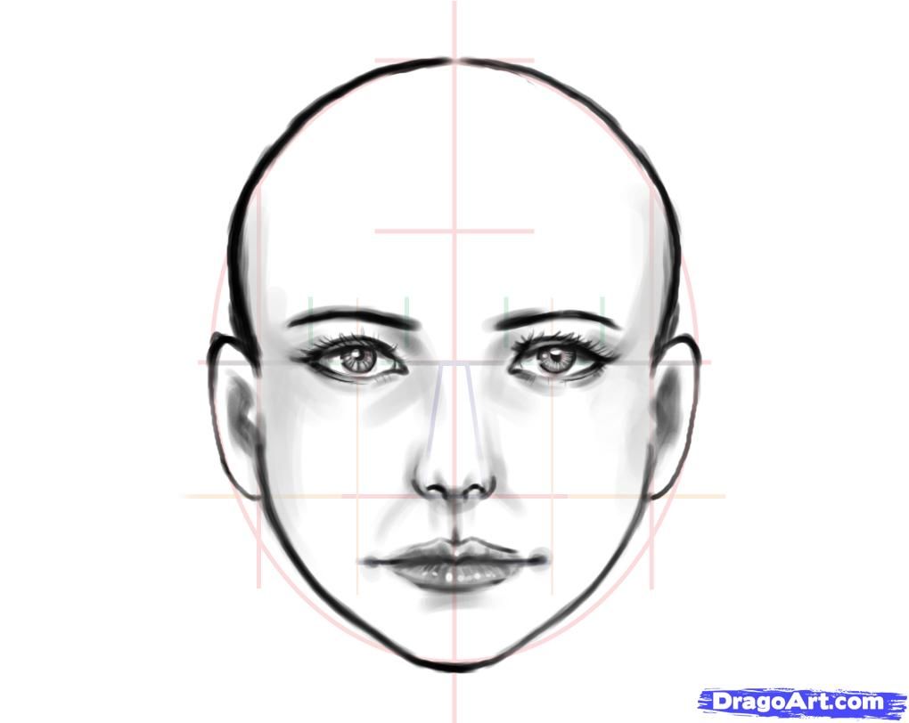 Draw Human Face Step By Step ~ Julie Olson Books | Bodaswasuas