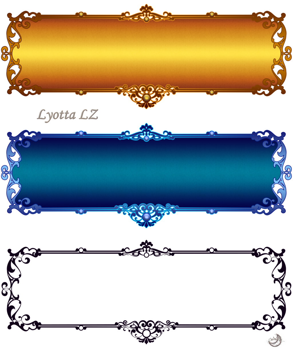 Borders labels 2 by Lyotta on deviantART | Page borders design, Wedding ...