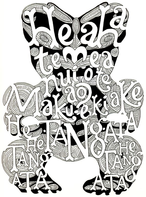 We're Sorry (With images) | Maori art, Nz art, Typography hand drawn