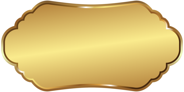 Label Template Gold PNG Clip Art Image | Label templates, Free clip art ...