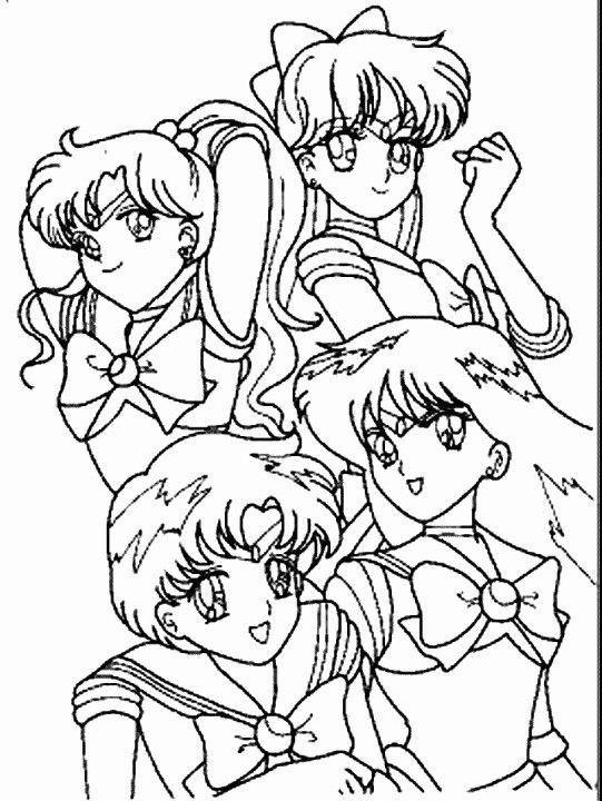 Pin by Maria Melton on Sailor Moon!! | Sailor moon coloring pages ...