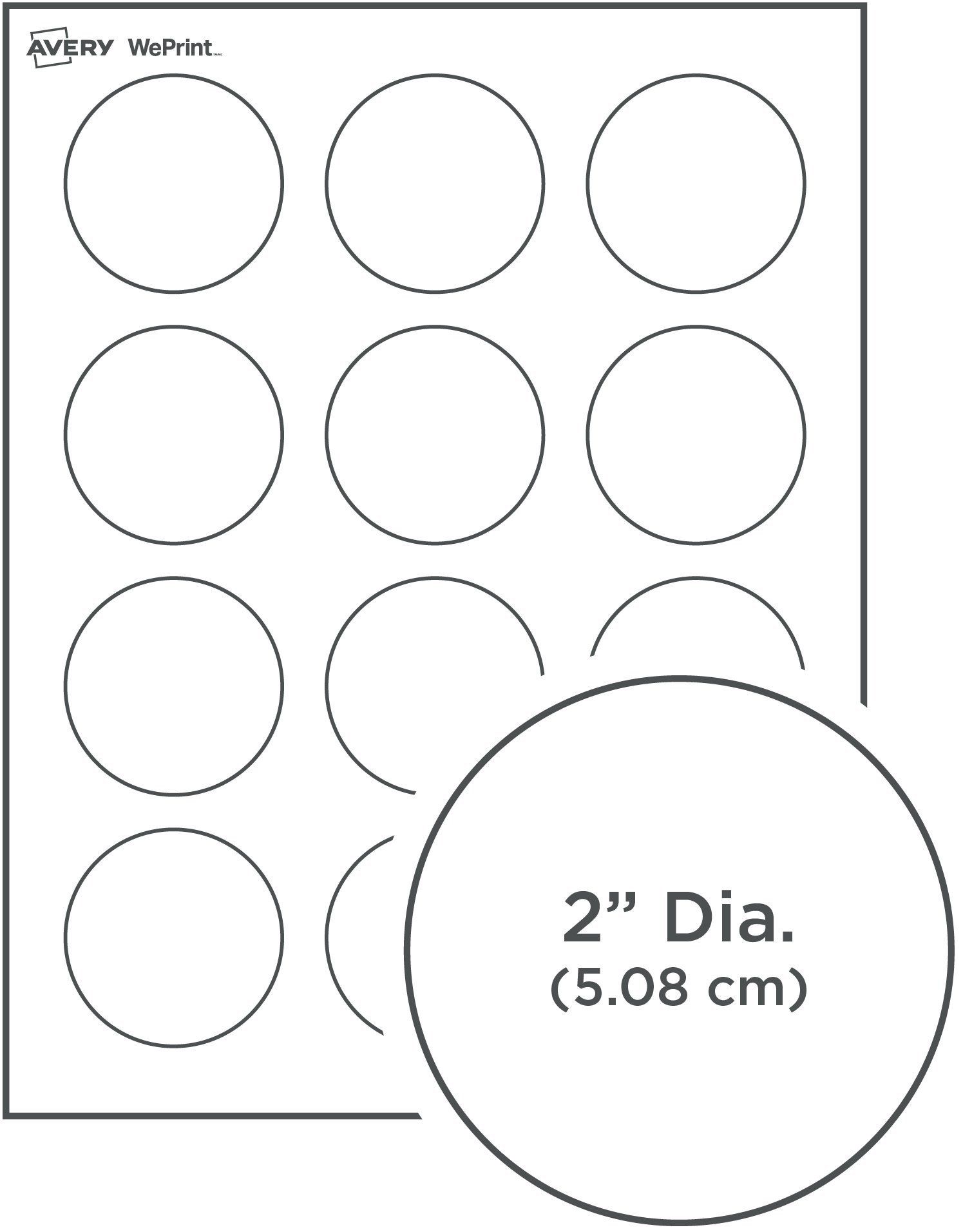 4 Inch Round Printable Labels