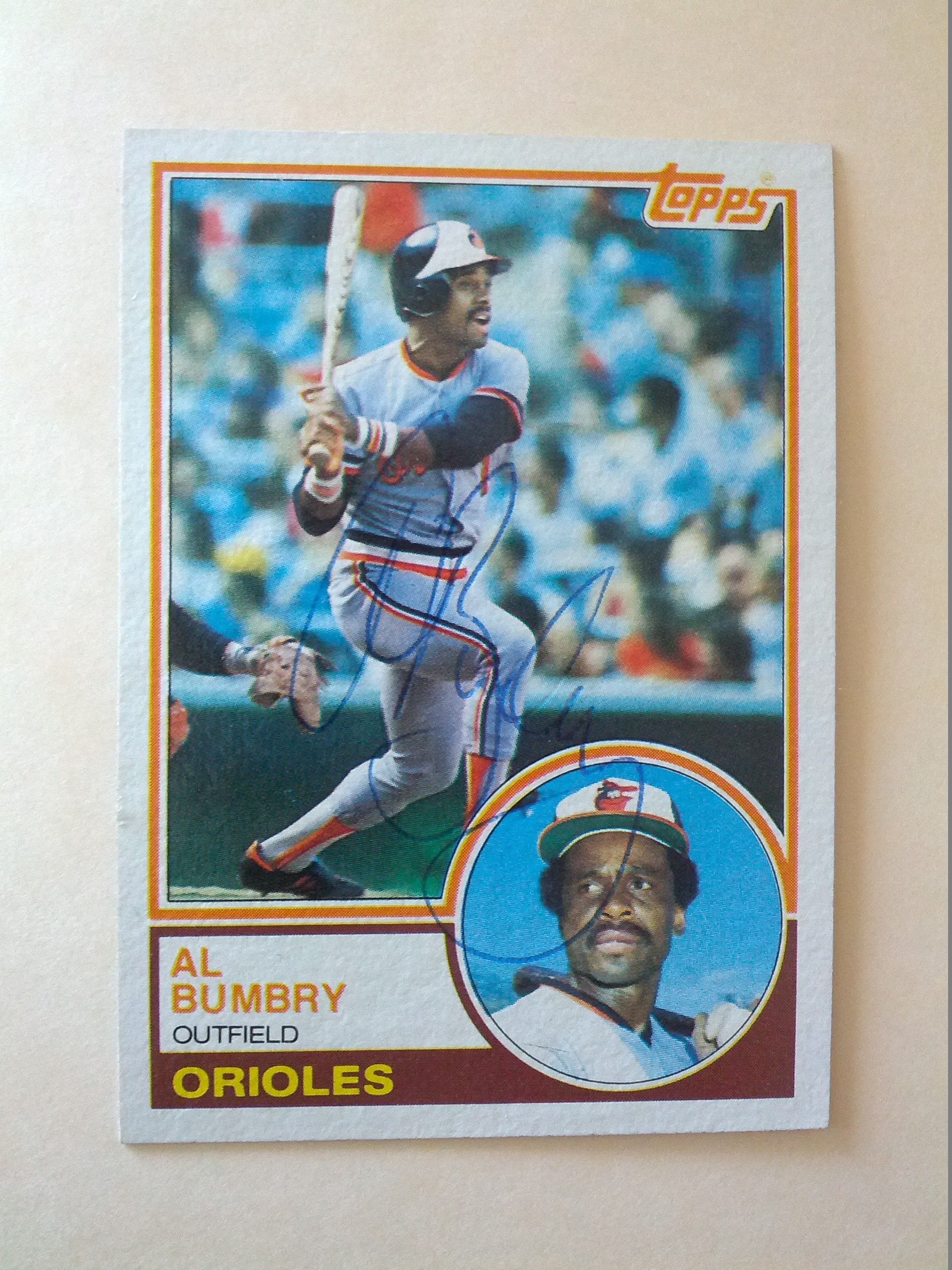 Al Bumbry - Outfielder with Baltimore Orioles, acquired through a friend