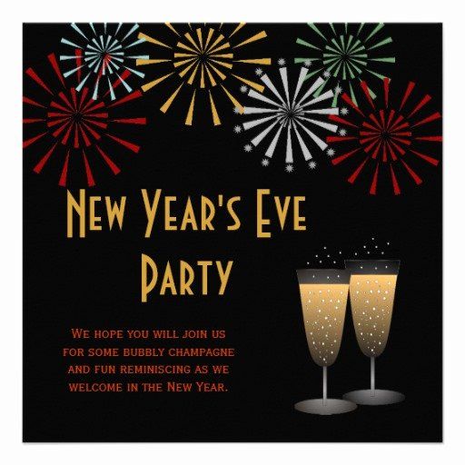 New Year Eve Invitation Templates Free