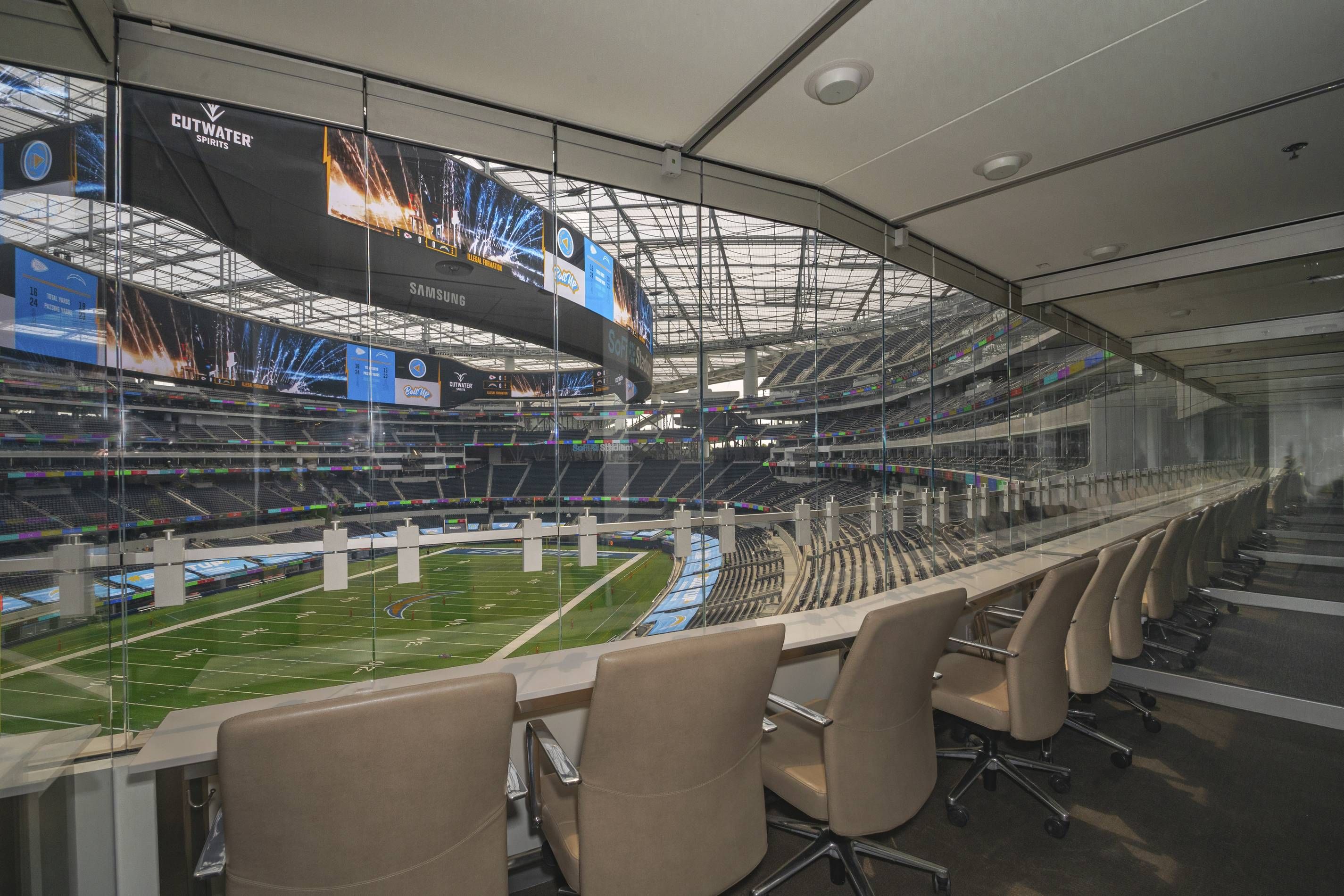 Take a Look Inside SoFi Stadium's Lavish Suites | Stadium, Sports ...