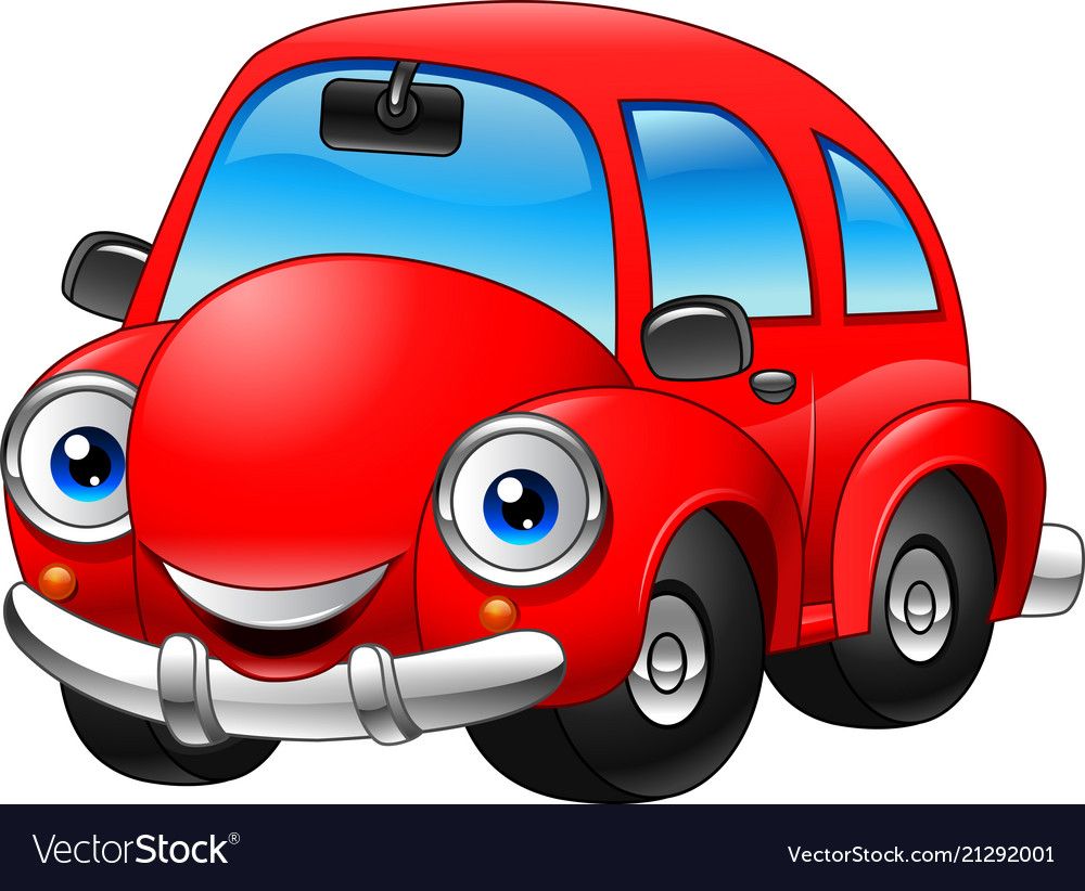 Happy Cartoon, Car Cartoon, Couple Cartoon, Cars Characters, Car Vector ...