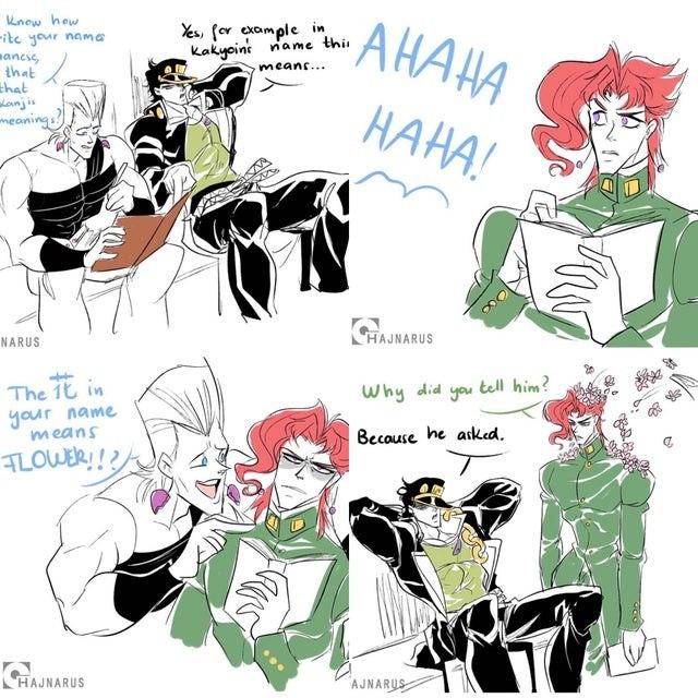 Flower Kakyoin | Jojo bizzare adventure, Jojo's bizarre adventure anime ...