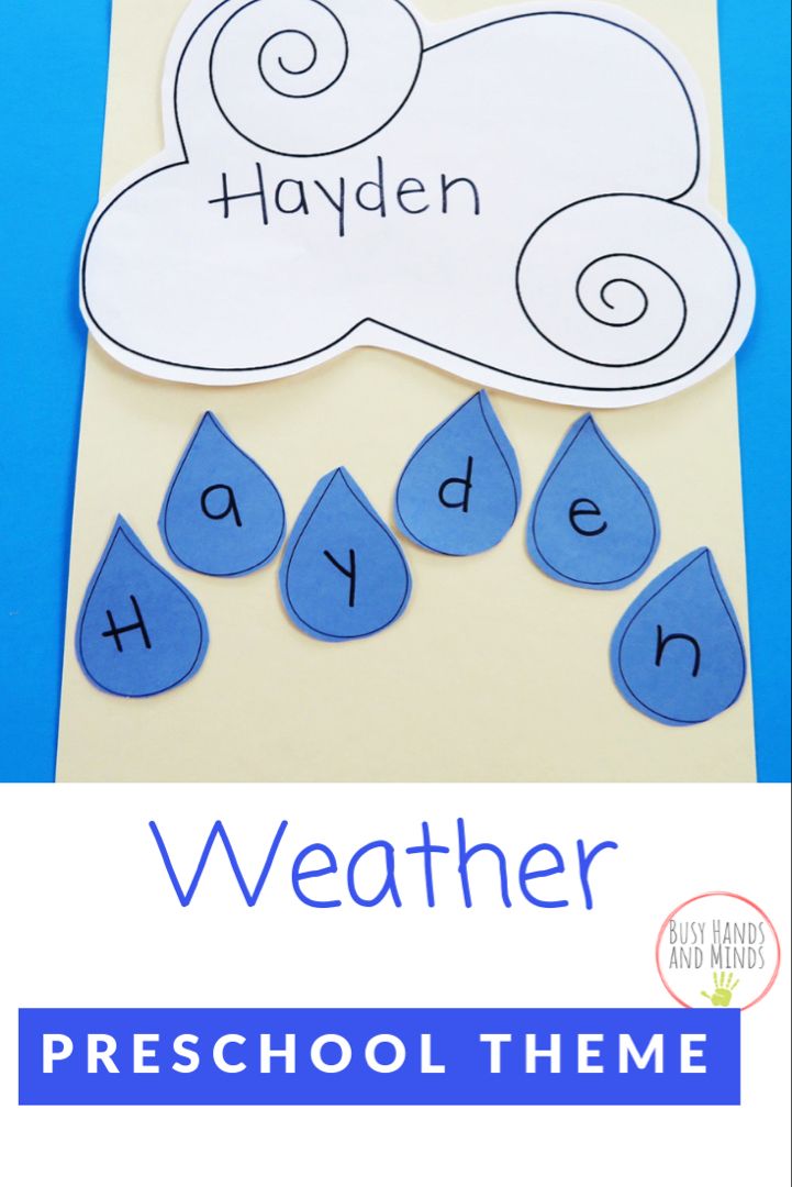 Weather Theme For Kindergarten