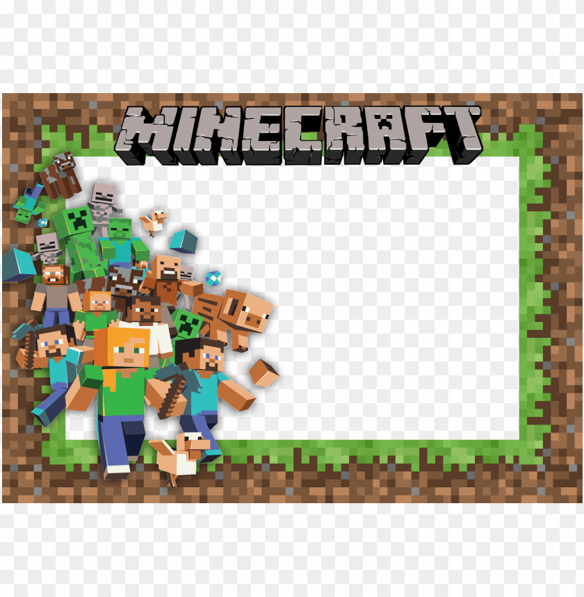 Convite Minecraft PNG Transparent With Clear Background ID 102166 png ...