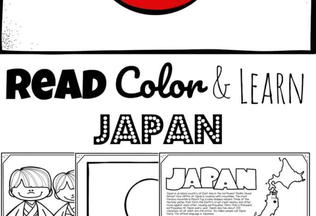 Free free printable japan coloring pages read color and learn – Artofit