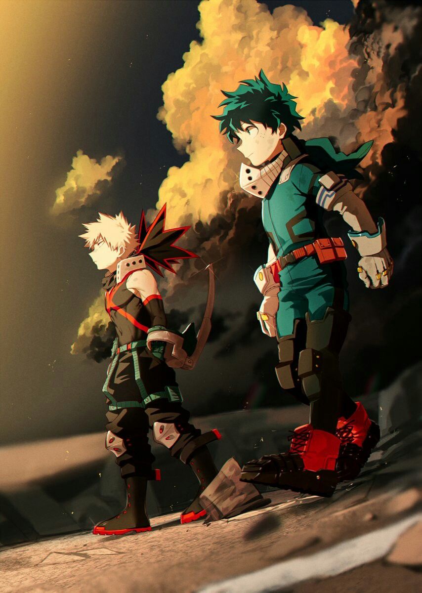 Katsuki & Izuku | My Hero Academia Boku No Hero Academia, My Hero ...