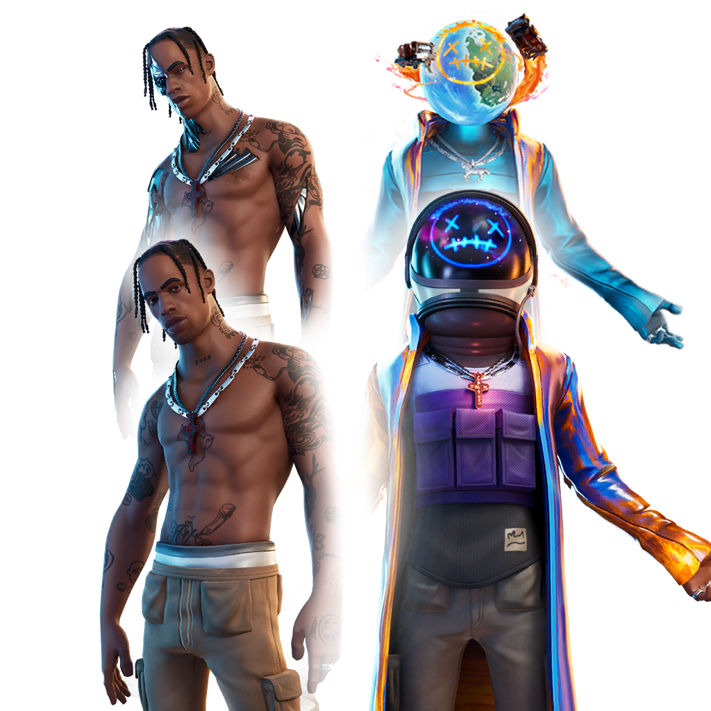 Travis Scott Fortnite Skin Drawing