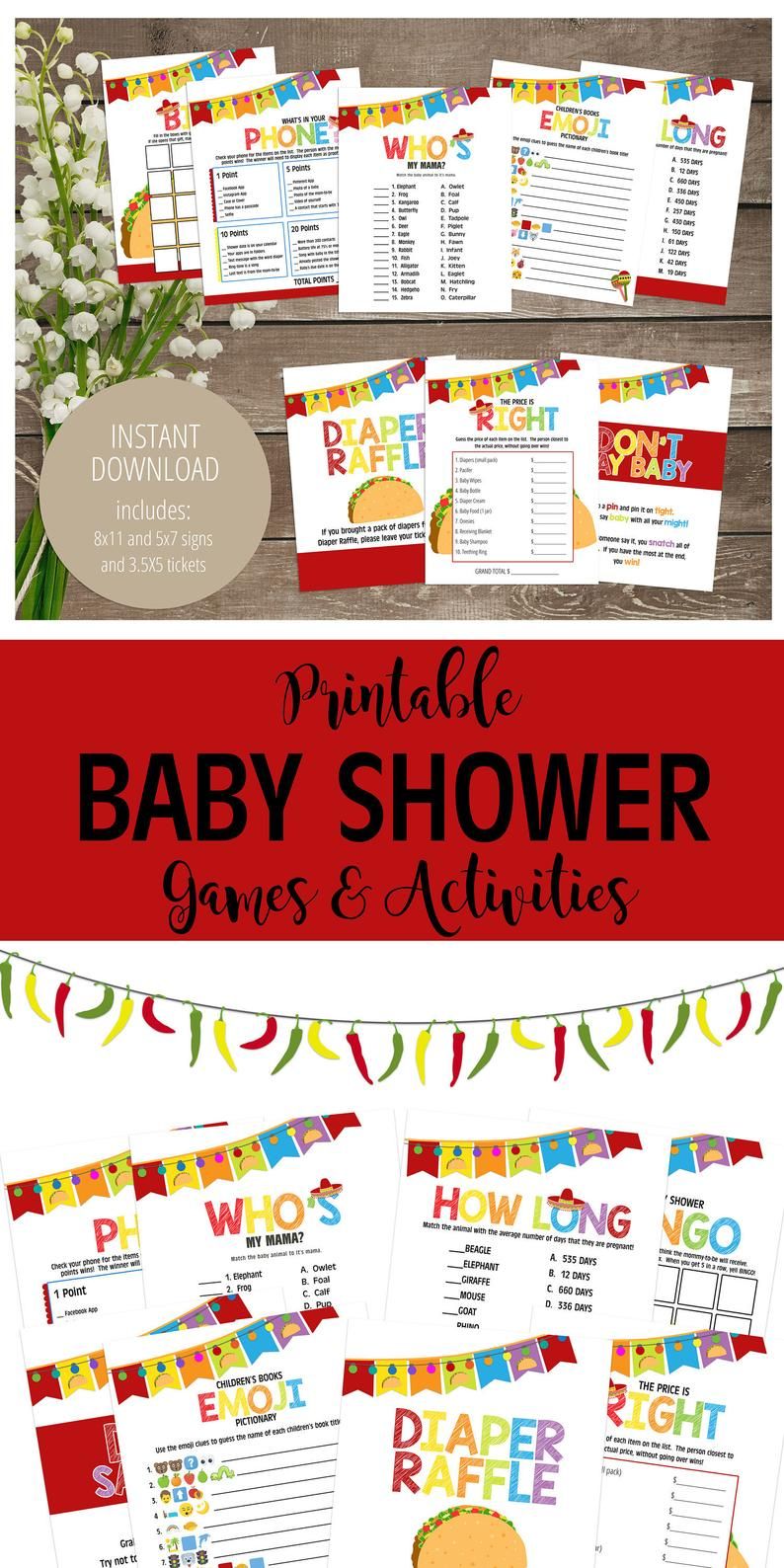 This item is unavailable | Etsy | Printable shower games, Printable ...