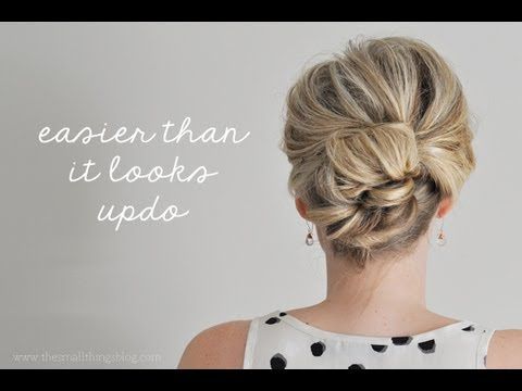 Easy Updo Short Hair Updo Tutorial Hair Updos Tutorials Short Hair Updo