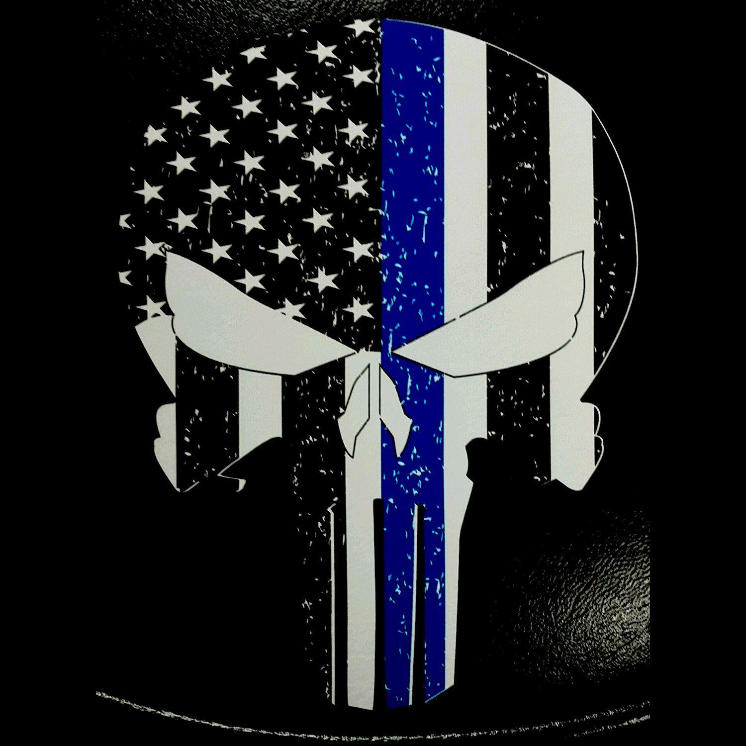 The Punisher Skull Flag Police Officer Svg Thin Blue - vrogue.co