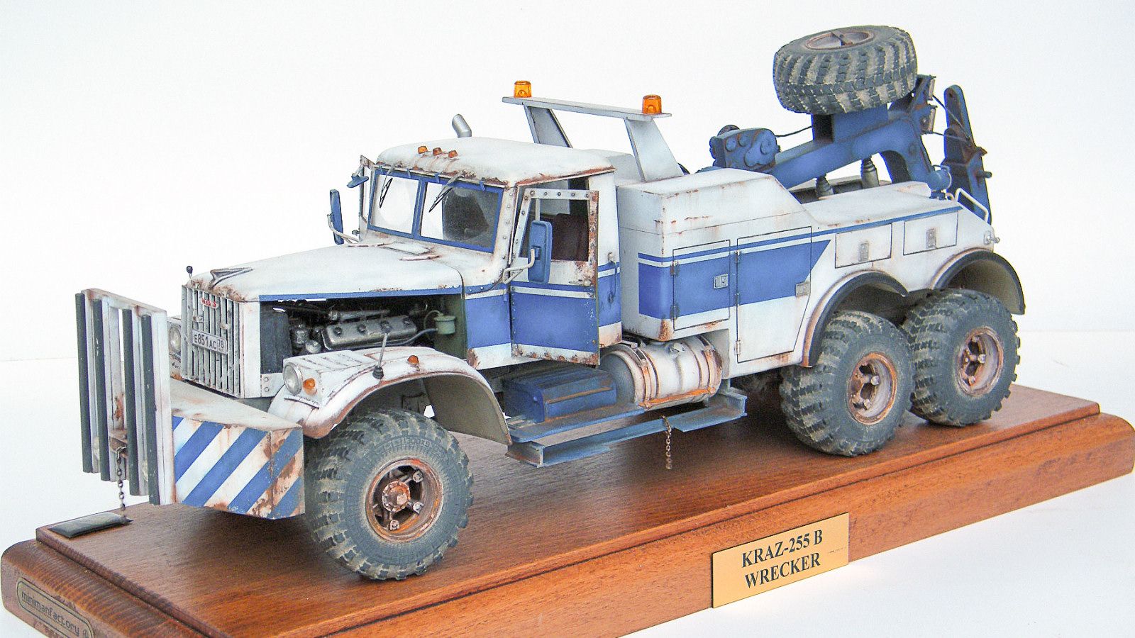 KrAZ-255B wrecker, ITALERI 1/24 scale. By Akos Szabo. #model_cars # ...