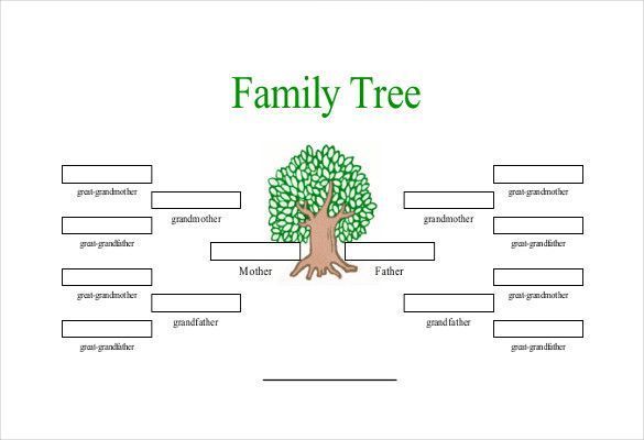 10 Generation Family Tree Template Excel Contemporary Simple Family ...