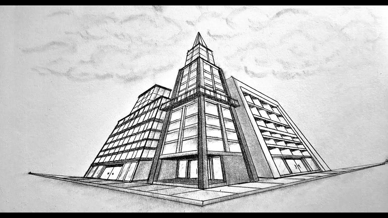 How to Draw Buildings in Three Point Perspective