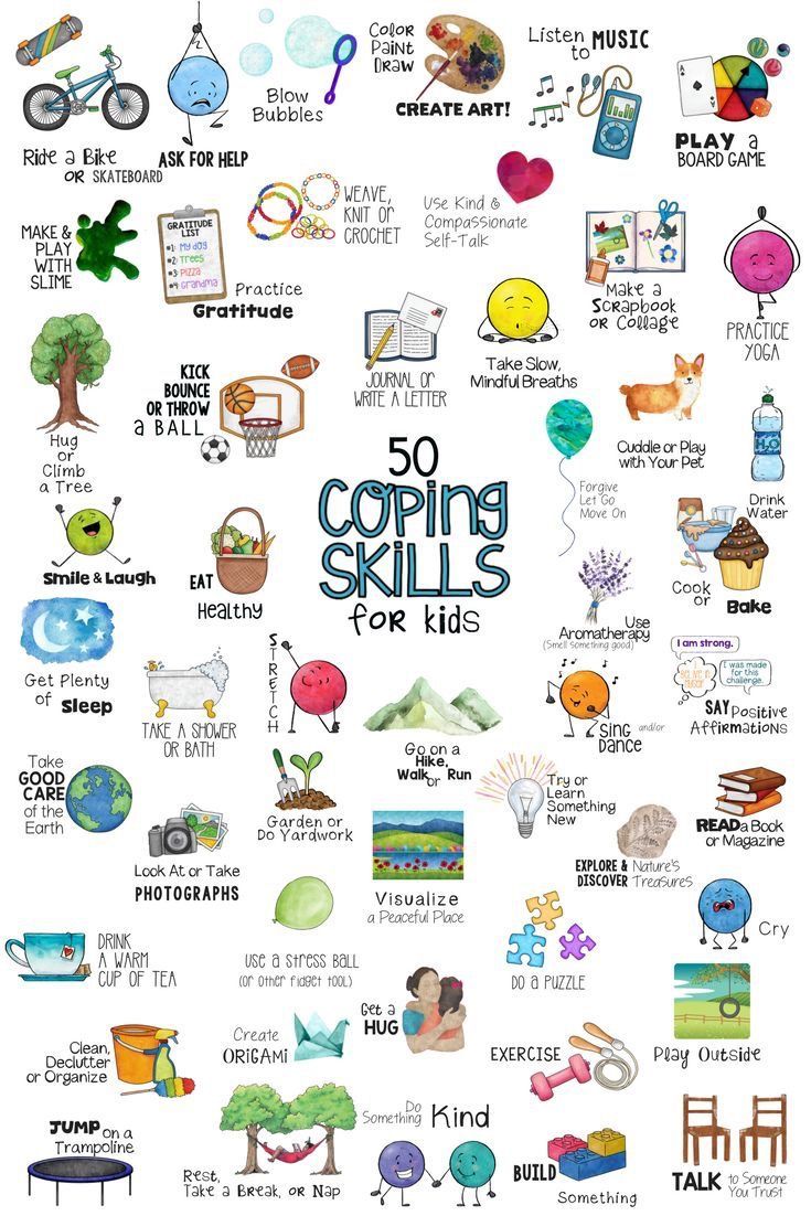 Free Printable Coping Skills Lists