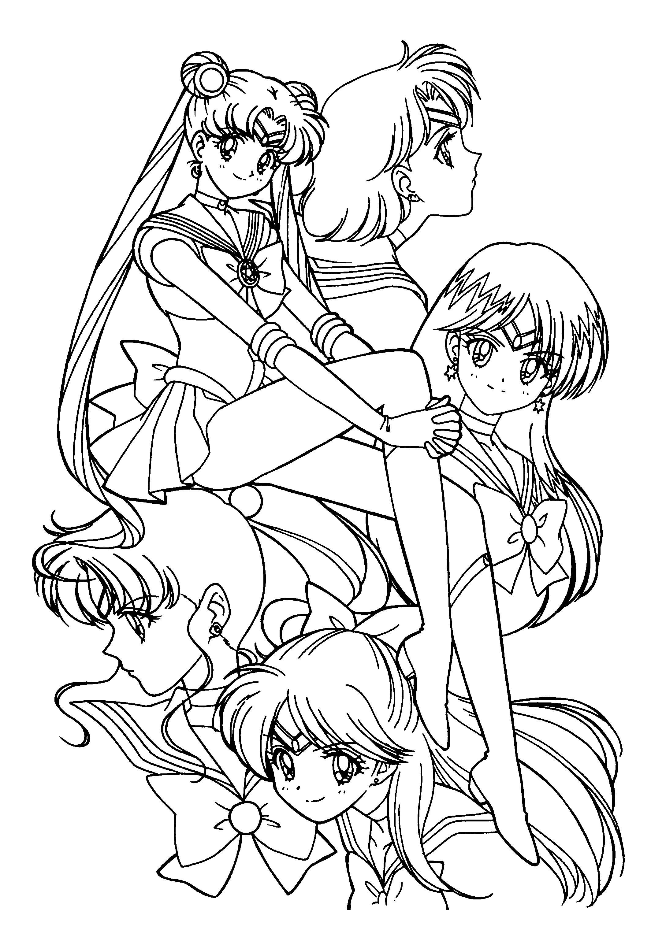 Sailor Moon Coloring Pages