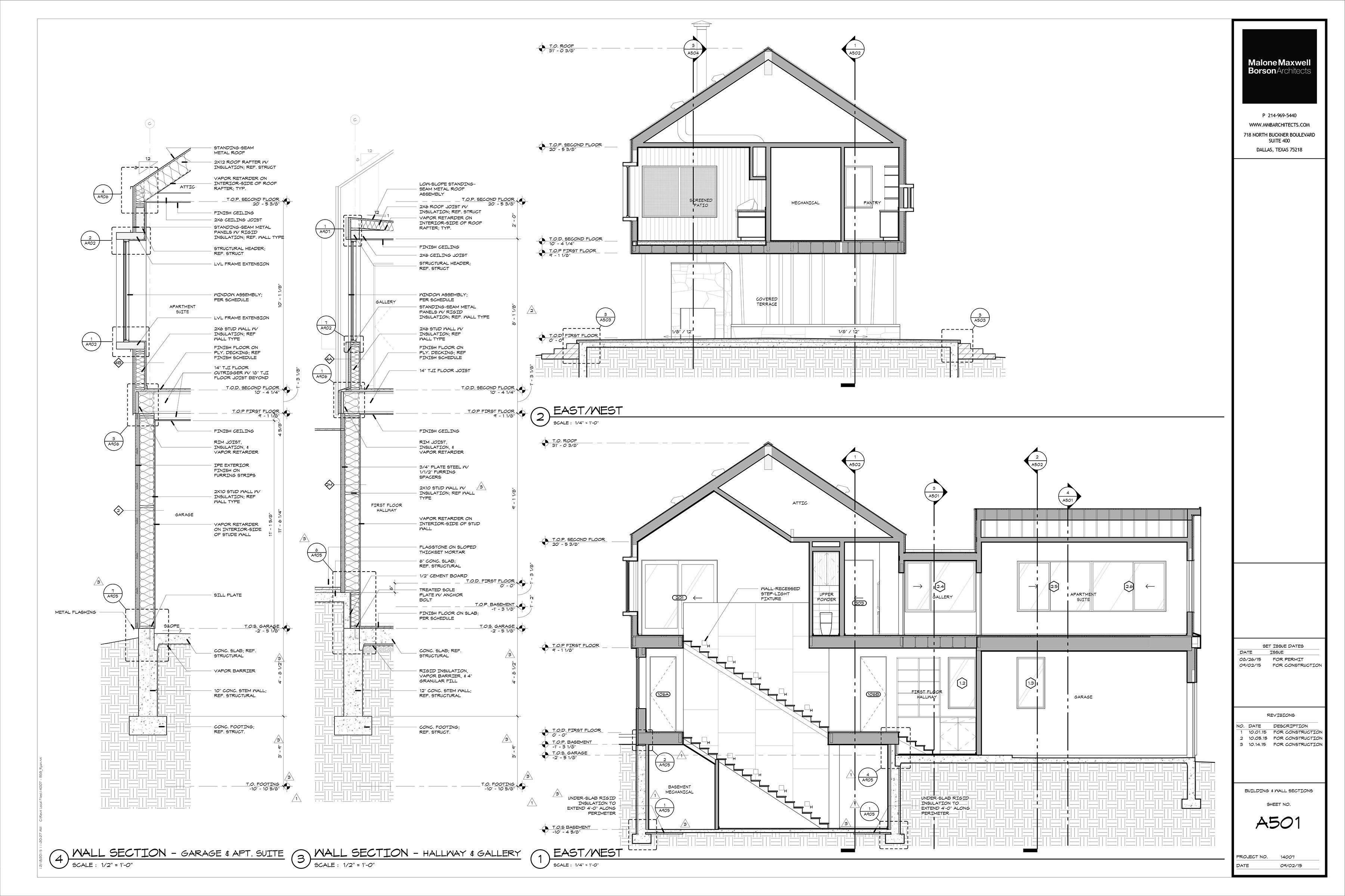 Elevations And Section Drawings Architecture - Image to u