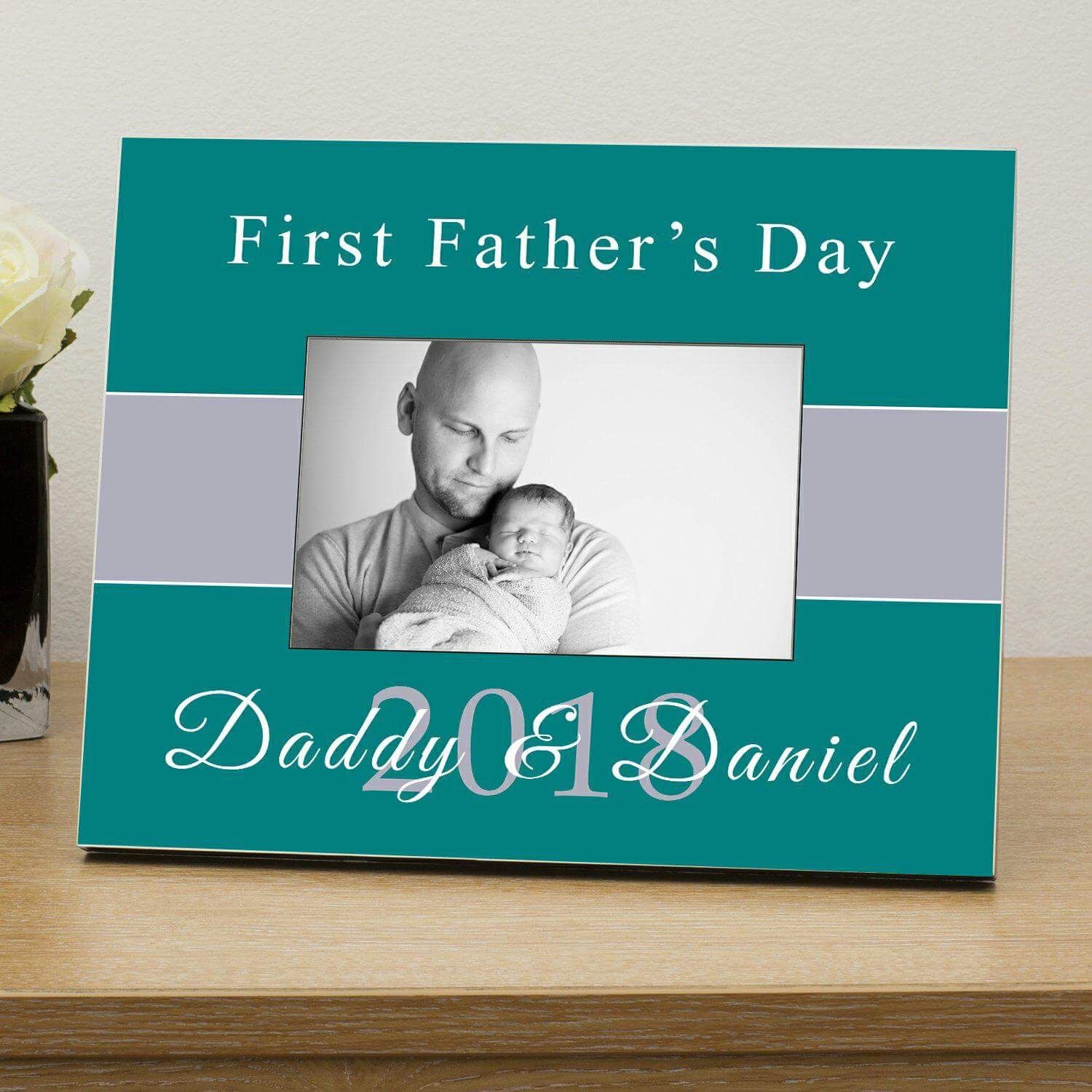 Fathers Day Photo, First Fathers Day, Gifts For Father, Personalized ...