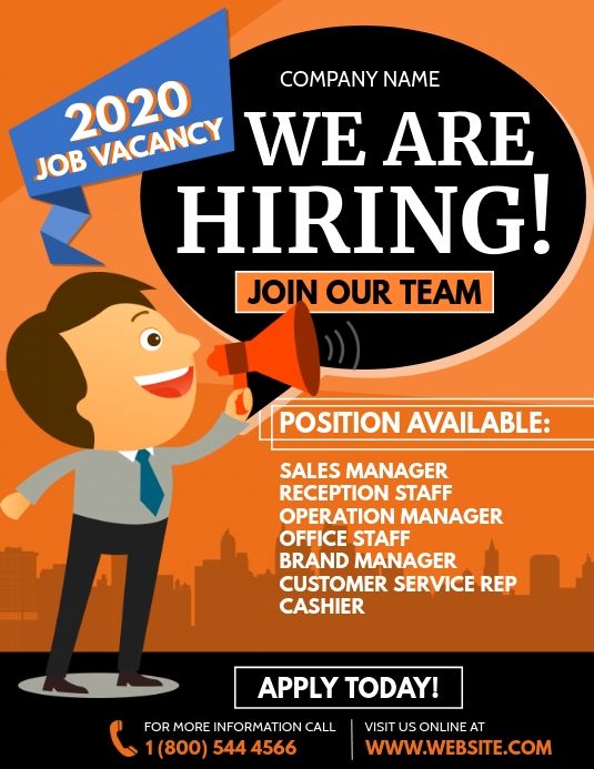 Hiring Flyers | Thiết kế