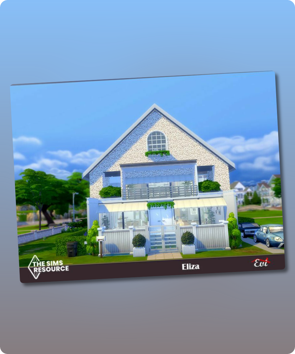 Eliza_Tsr CC Only By EVI - Sims 4 CC in 2024 | Sims 4 houses, Sims, Sims 4