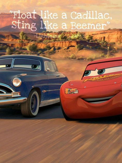 Lightning McQueen and Doc Hudson Hornet Disney Cars Movie, Disney Cars ...