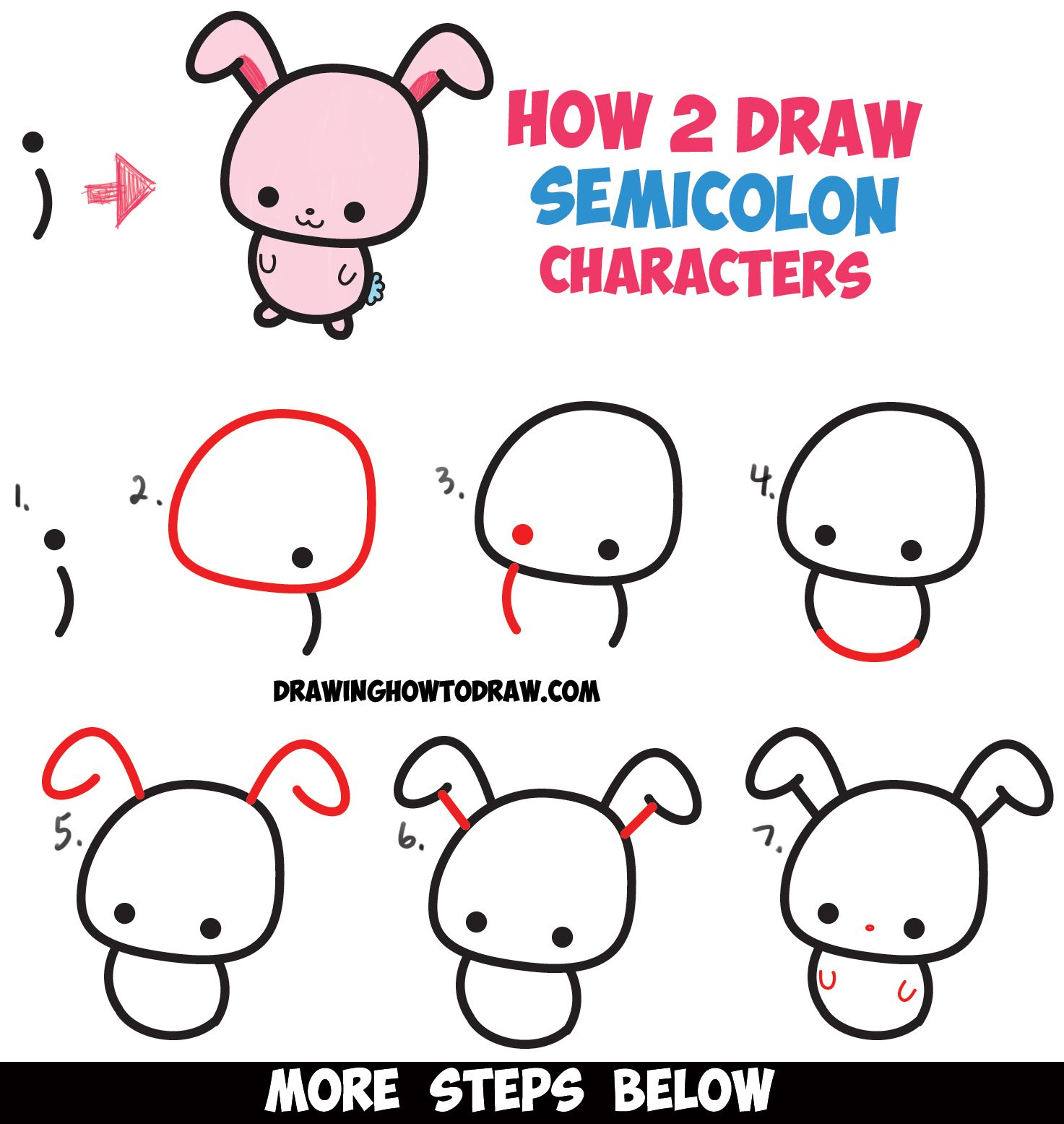 Cool Drawings Of Cartoon Characters Step By Step