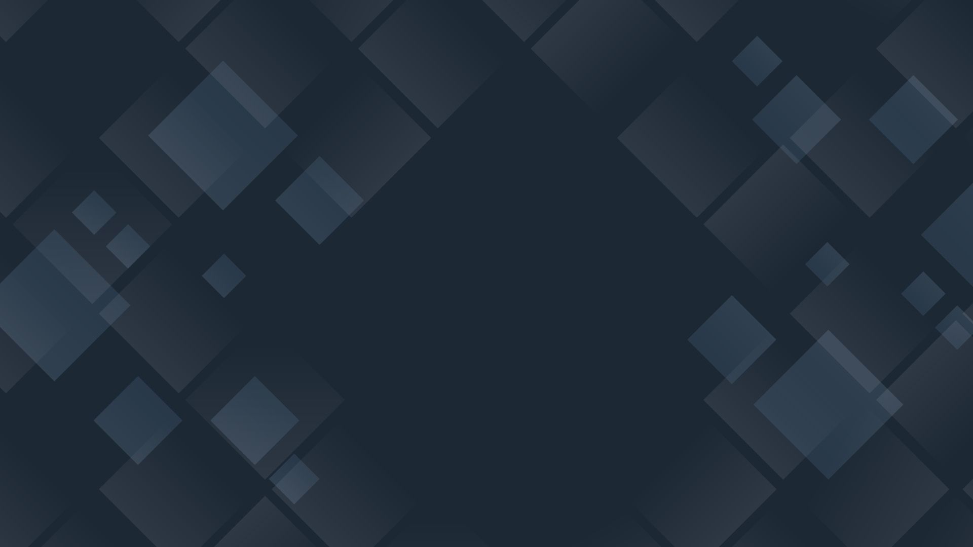 an abstract dark blue background with squares and rectangles