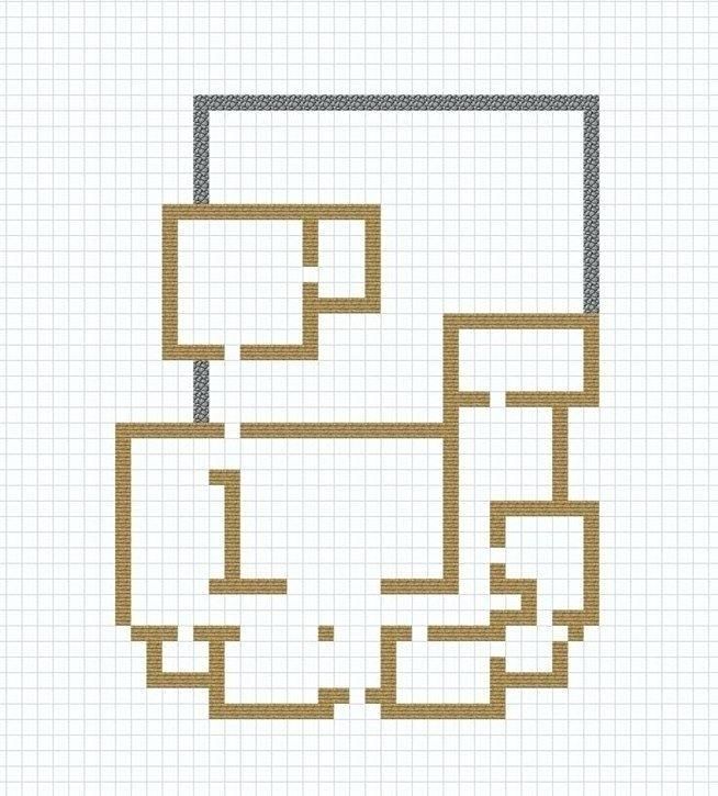 Minecraft House Blueprints Pixel Art