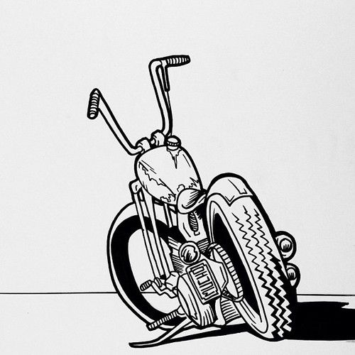 Gonna add more to this #dailydoodle Motorcycle Artwork, Motorcycle ...