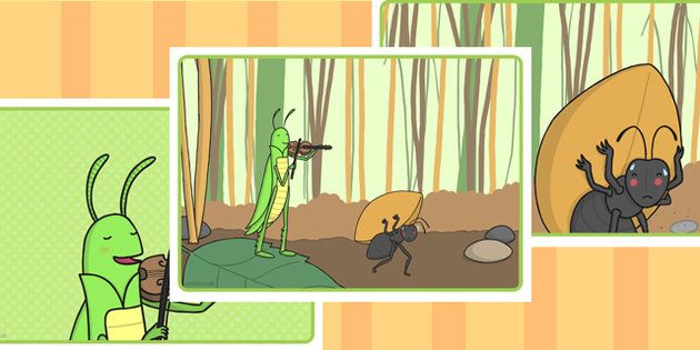 The Ant and the Grasshopper Story Sequencing | Story sequencing ...