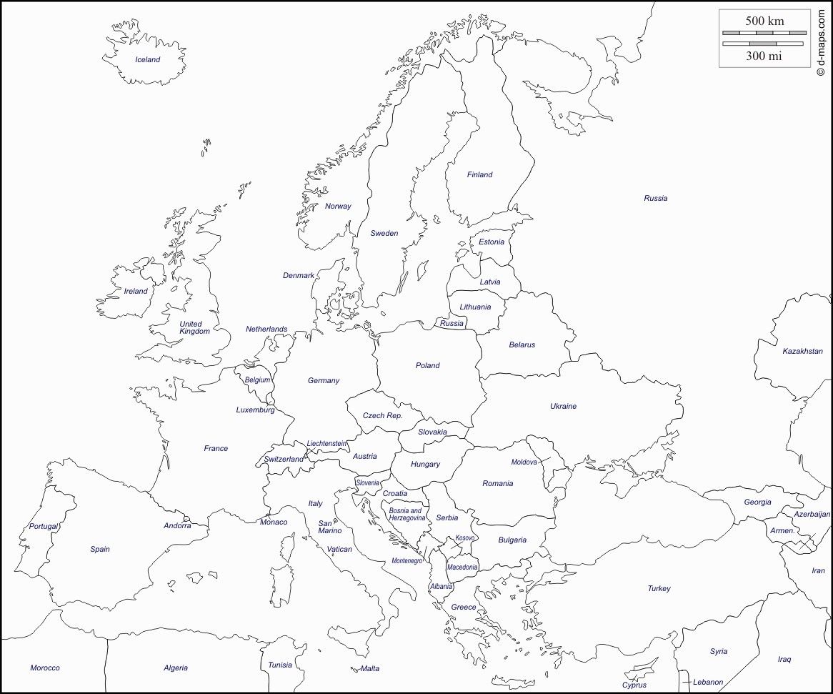 Europe And Asia Map With Countries Africa Europe Asia Outline Map ...