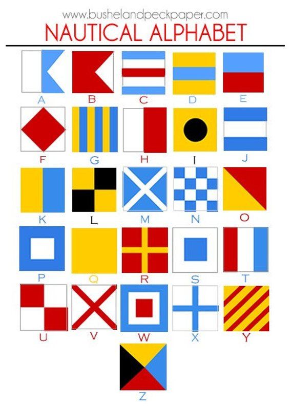 Pin by Morris Levis on Tattoos | Nautical alphabet, Nautical quilt ...