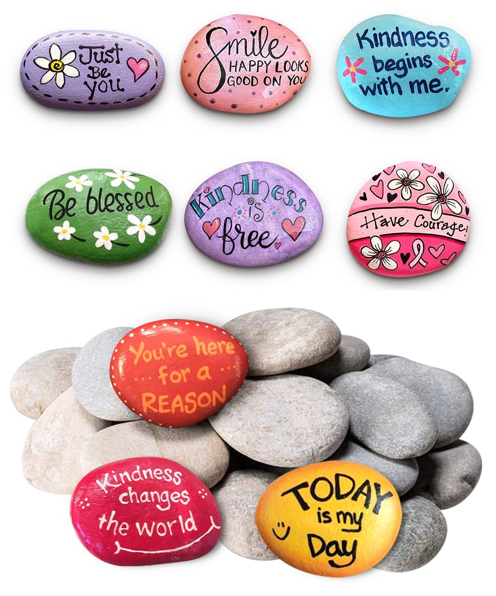 Creating kindness rocks with kids – Artofit