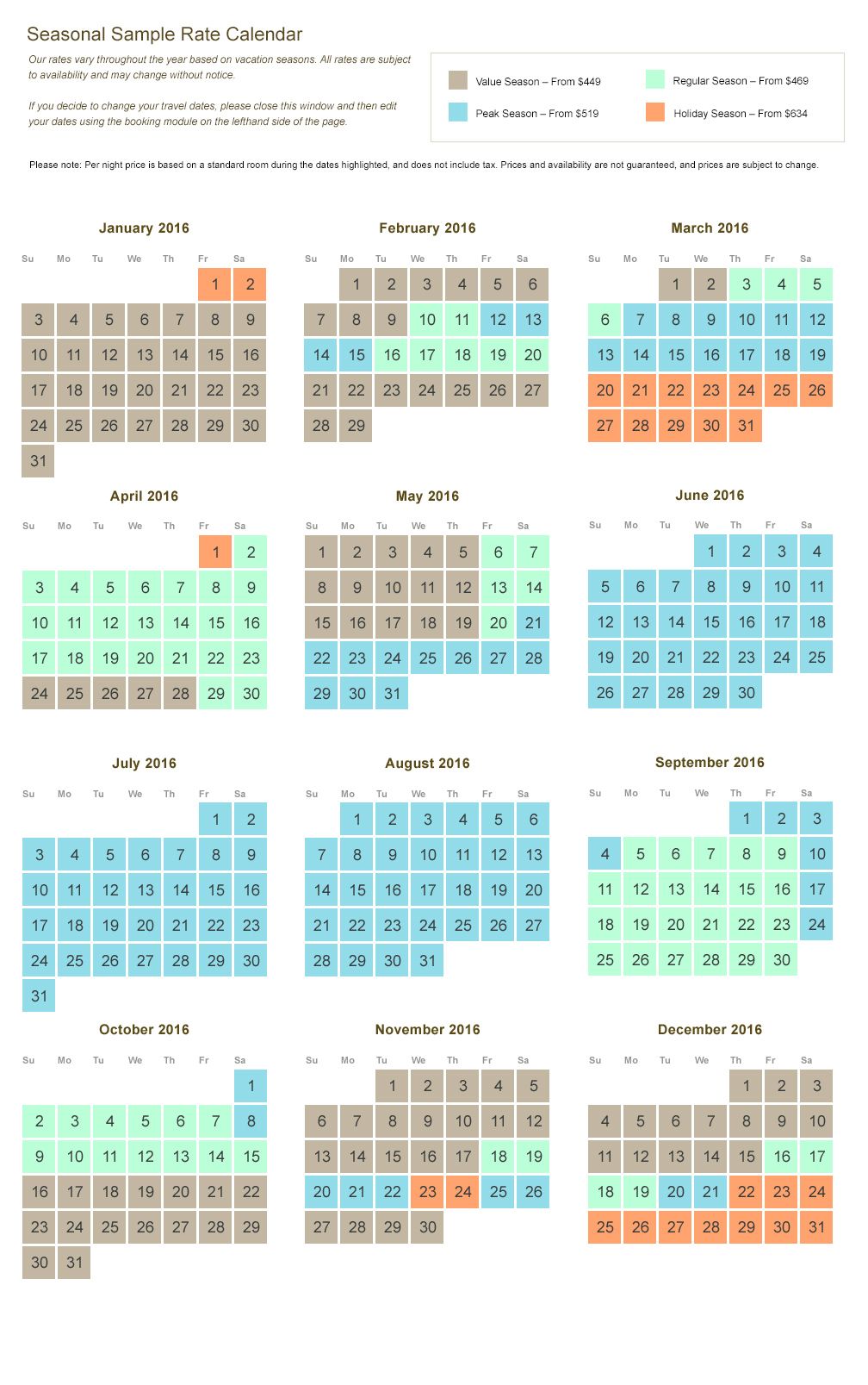 Aulani Points Chart 2024