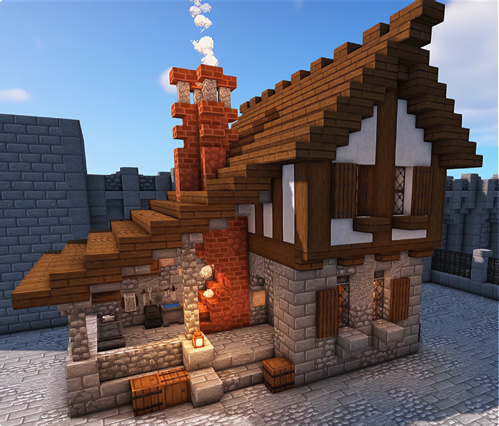 Minecraft medieval house ideas - tastetolf