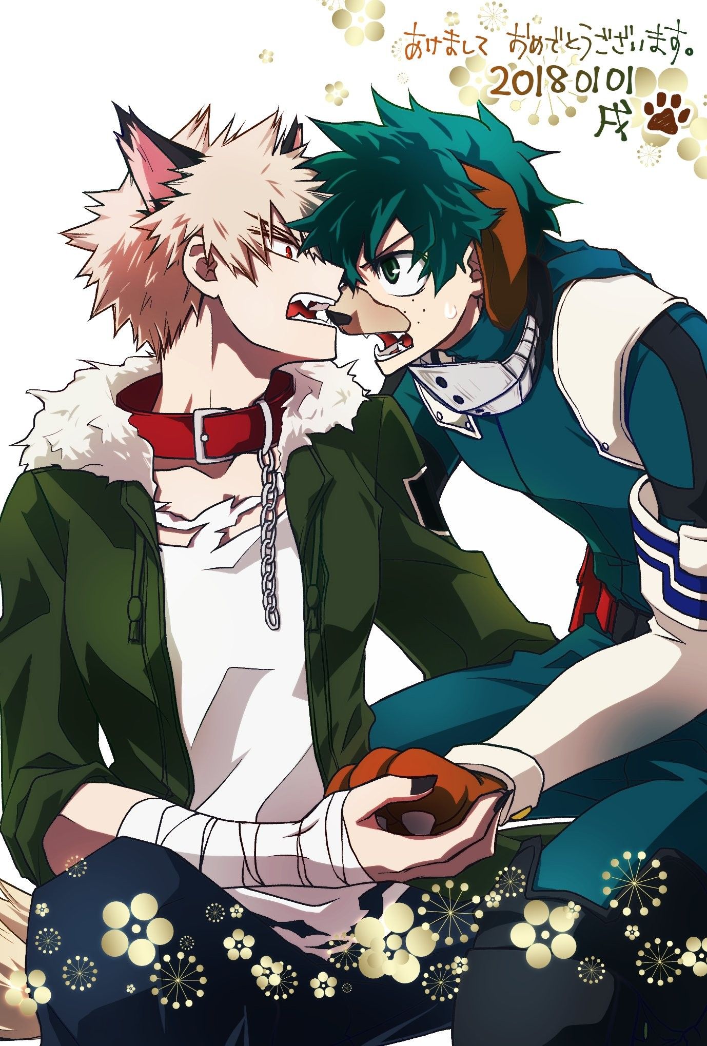 [Wolf] Bakugou Katsuki & [Dog] Midoriya Izuku Tsuyu Asui, Present Mic ...