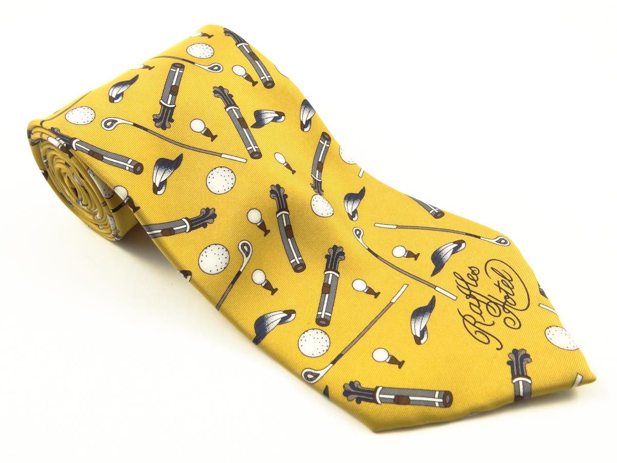 Raffles Hotels Logo Necktie. Quality : Printed Silk Design Copy Rights ...