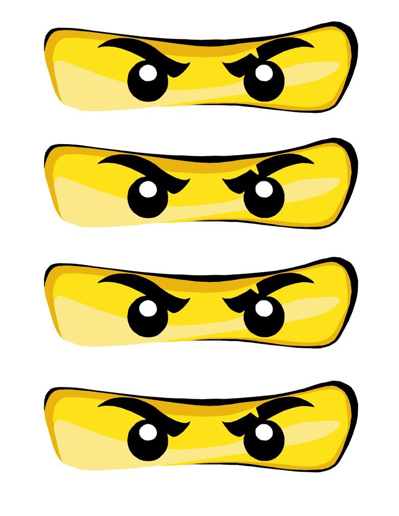 Lego Ninjago Eyes Free Printable - FREE PRINTABLE TEMPLATES