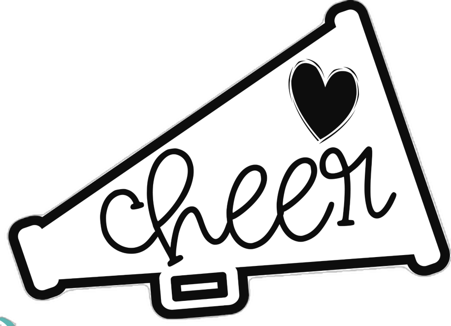 Cheer Megaphone SVG By Morgan Day Designs | TheHungryJPEG | Cheer ...