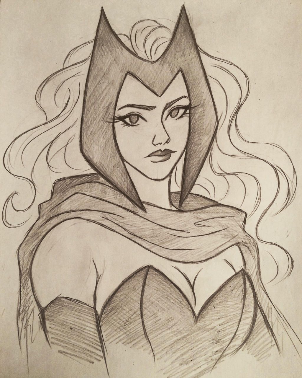 Scarlet Witch sketch by 7Lisa on DeviantArt Marvel Art Drawings ...