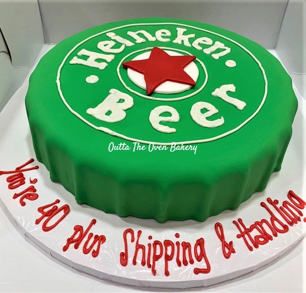 Heineken Beer Cake For Man Beer Birthday Cake For Men, Birthday Cakes ...