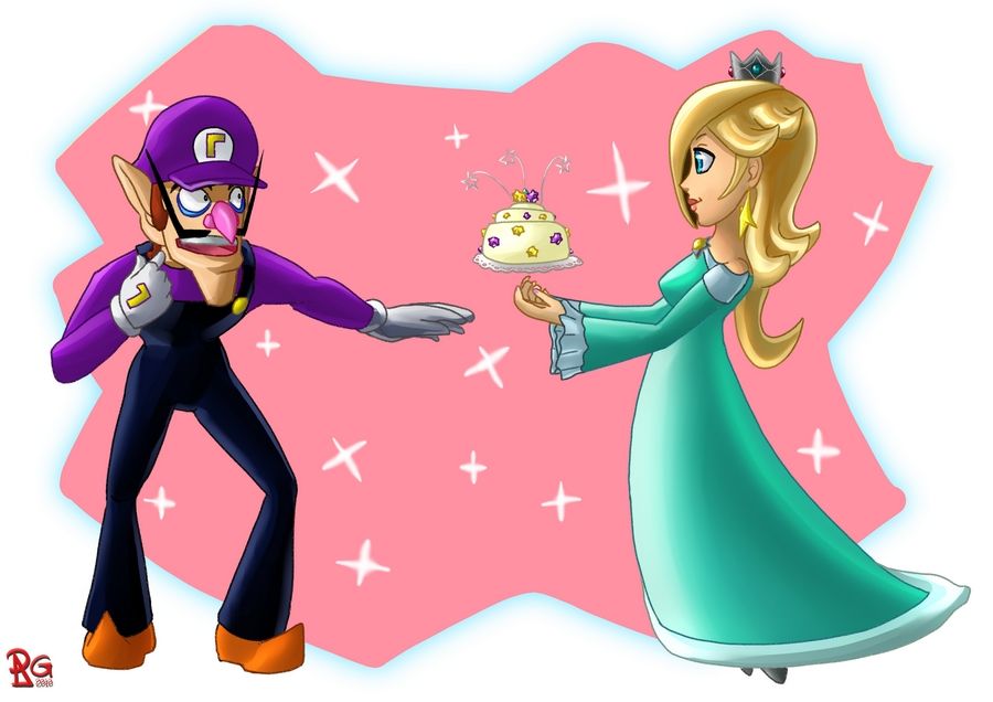 Waluigi And Rosalina In Love