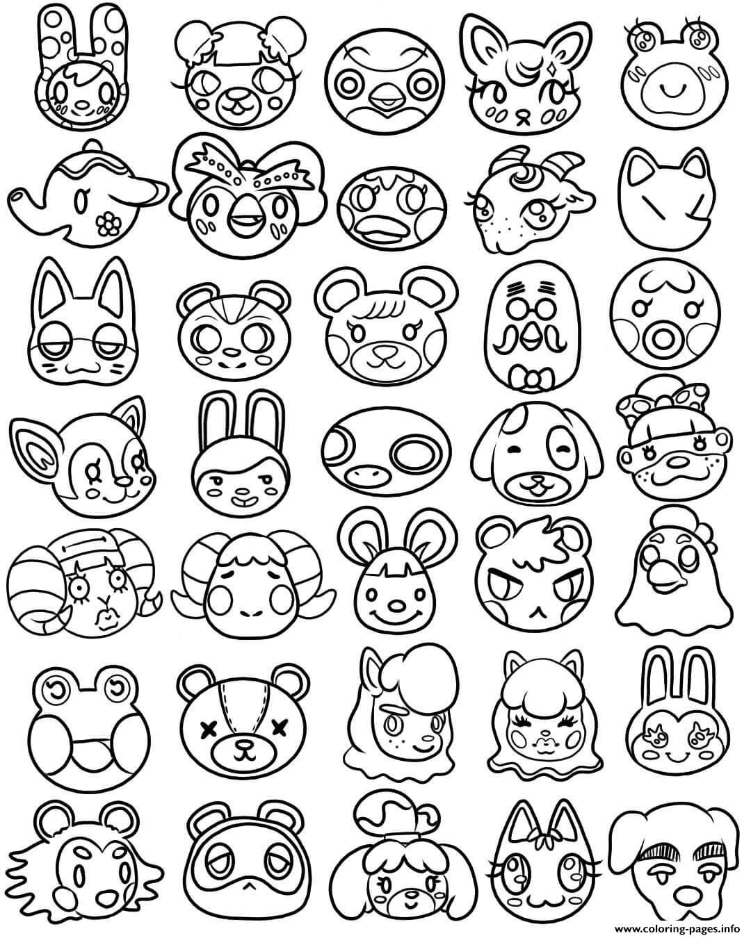 64 Coloring Pages Animal Crossing  Latest