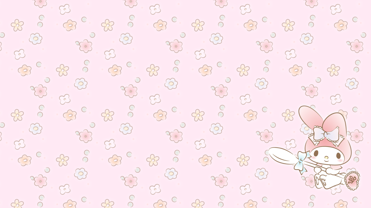 Pastel Sanrio Desktop Wallpaper